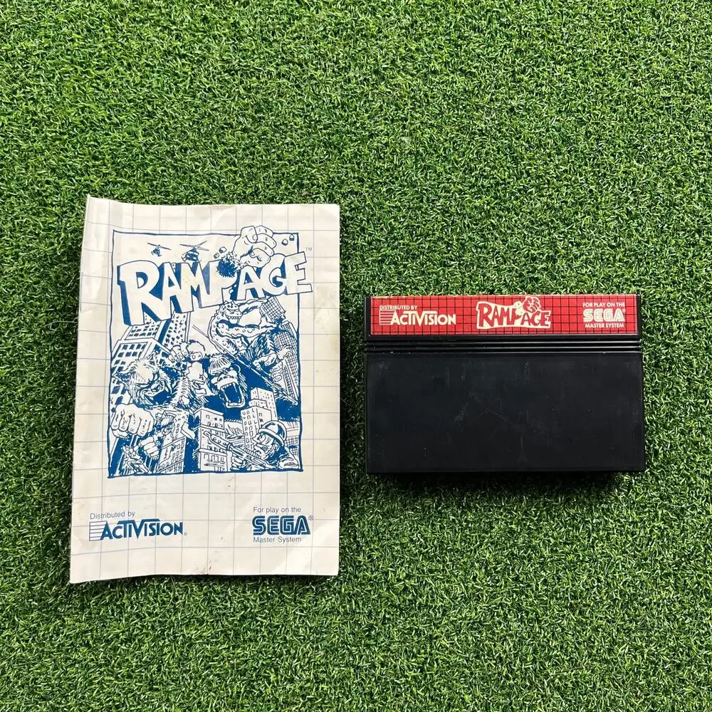 Rampage (Sega Master System , 1988 ) Complete CIB